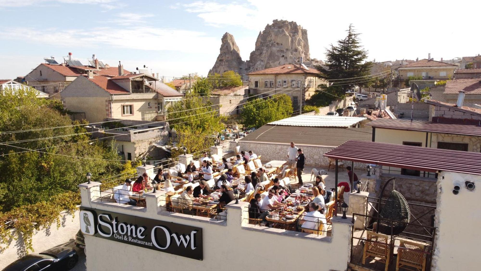 Stone Owl Otel & Restaurant Uchisar Εξωτερικό φωτογραφία